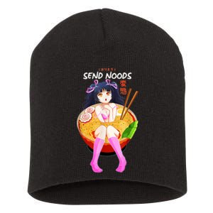 Send Noods Ramen Noodle Bowl Anime Short Acrylic Beanie