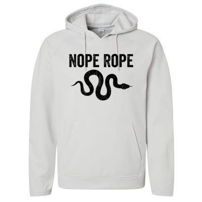 Snake Nope Rope Performance Fleece Hoodie