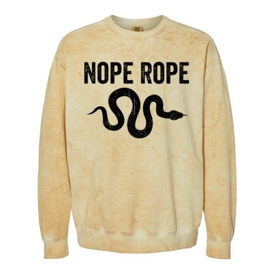 Snake Nope Rope Colorblast Crewneck Sweatshirt