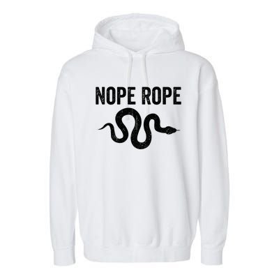 Snake Nope Rope Garment-Dyed Fleece Hoodie