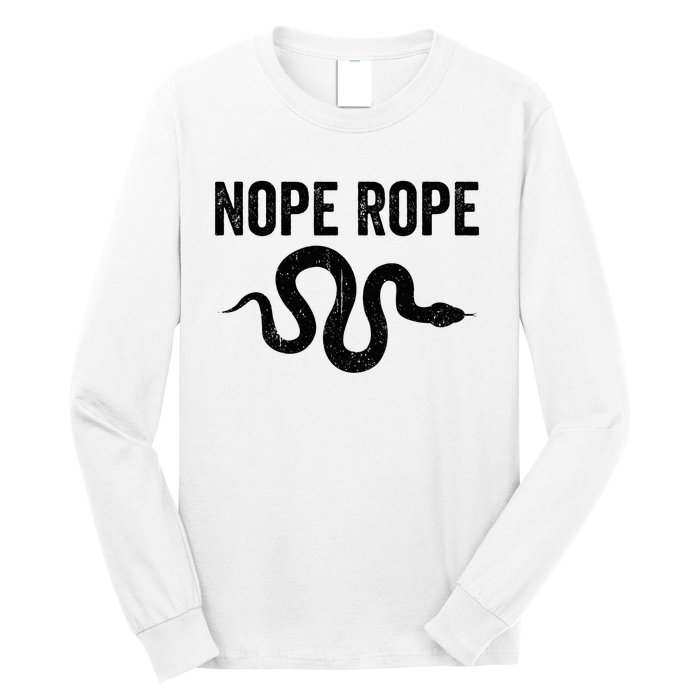 Snake Nope Rope Long Sleeve Shirt