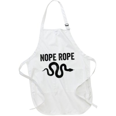 Snake Nope Rope Full-Length Apron With Pockets