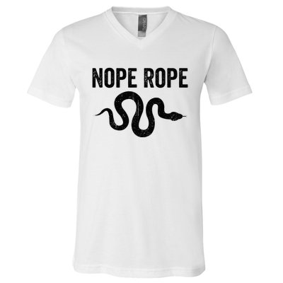 Snake Nope Rope V-Neck T-Shirt