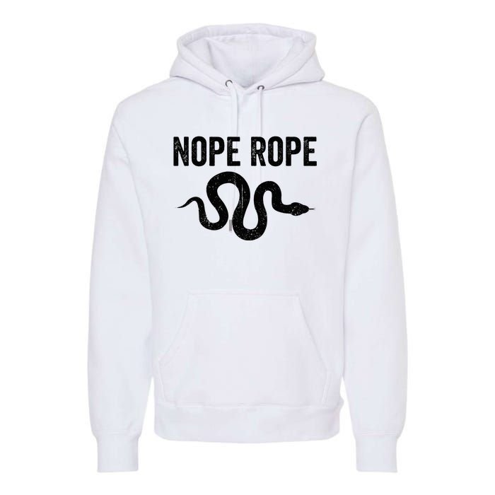 Snake Nope Rope Premium Hoodie