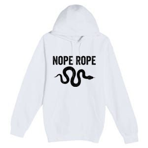 Snake Nope Rope Premium Pullover Hoodie