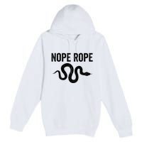 Snake Nope Rope Premium Pullover Hoodie