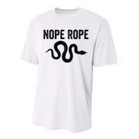 Snake Nope Rope Performance Sprint T-Shirt