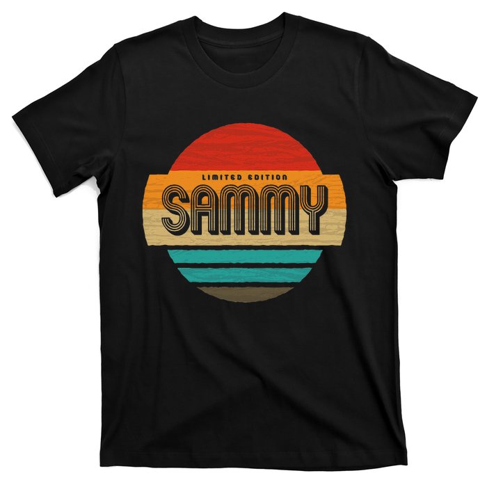 Sammy Name Retro Vintage Sunset Limited Edition T-Shirt