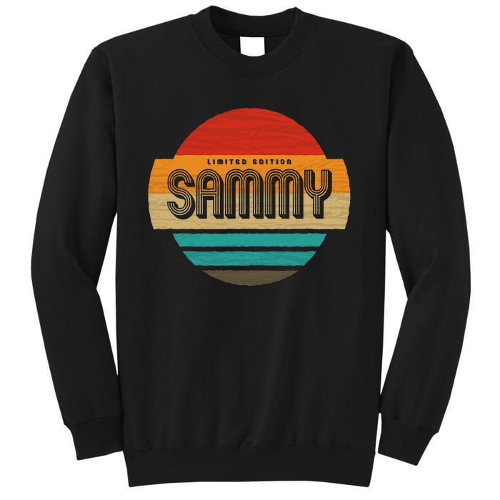 Sammy Name Retro Vintage Sunset Limited Edition Tall Sweatshirt