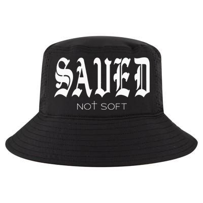 Saved Not Soft Novelty Salvation Cool Comfort Performance Bucket Hat