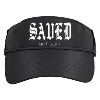 Saved Not Soft Novelty Salvation Adult Drive Performance Visor