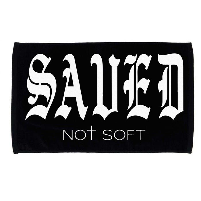 Saved Not Soft Novelty Salvation Microfiber Hand Towel