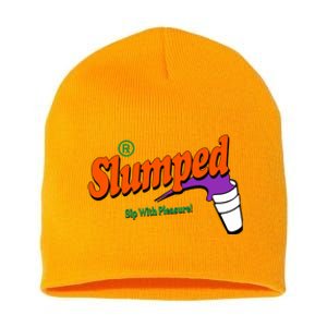 Slumpedboyz Newport Slumped Sip With Pleasure Short Acrylic Beanie