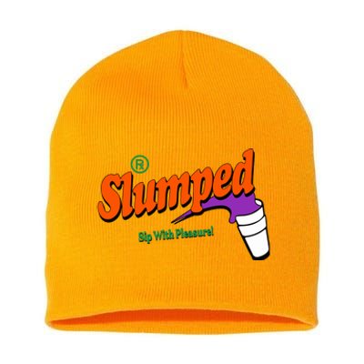 Slumpedboyz Newport Slumped Sip With Pleasure Short Acrylic Beanie