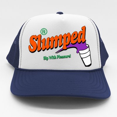 Slumpedboyz Newport Slumped Sip With Pleasure Trucker Hat