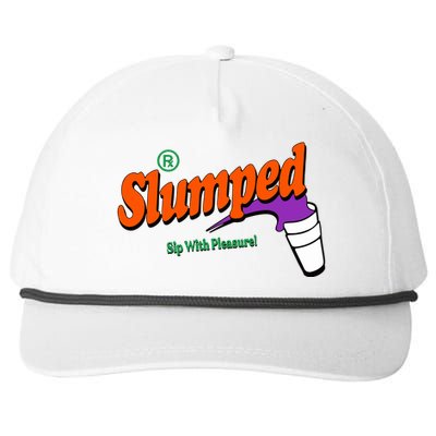 Slumpedboyz Newport Slumped Sip With Pleasure Snapback Five-Panel Rope Hat