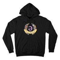 Schwa (Never Stressed) Floral Hoodie