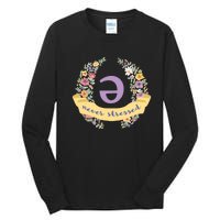 Schwa (Never Stressed) Floral Tall Long Sleeve T-Shirt