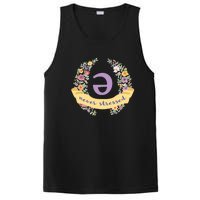 Schwa (Never Stressed) Floral PosiCharge Competitor Tank