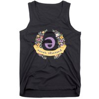 Schwa (Never Stressed) Floral Tank Top