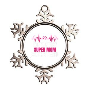 Super Nurse Super Mom Super Blessed Humor Tee For Nurses Gift Metallic Star Ornament