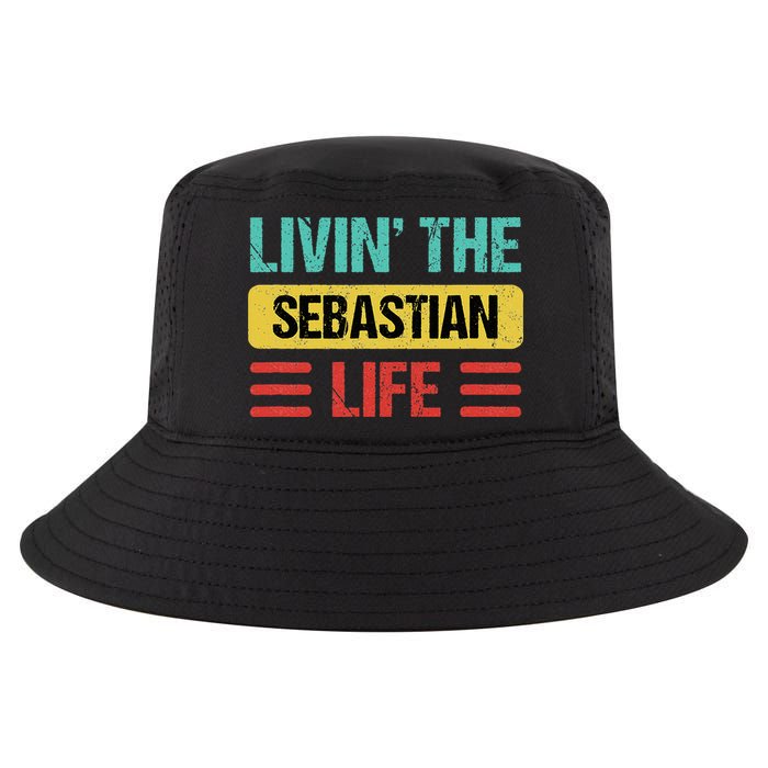 Sebastian Name Cool Comfort Performance Bucket Hat