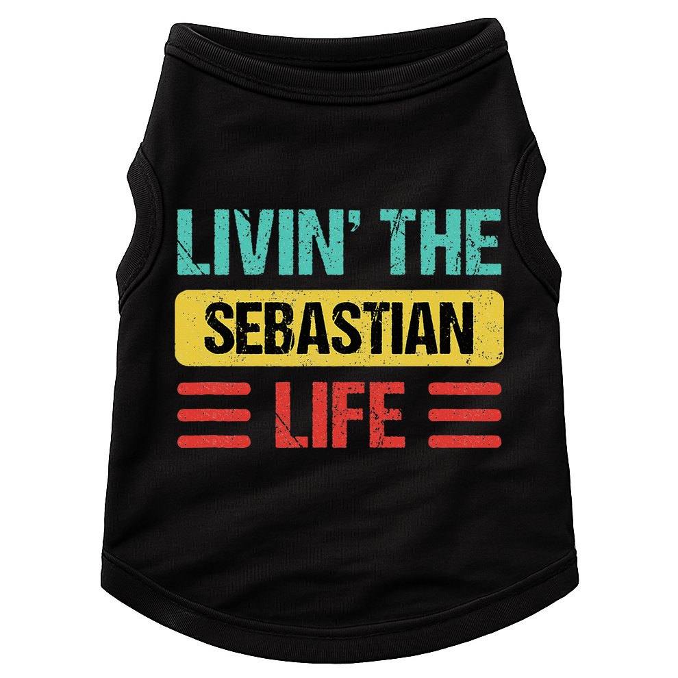 Sebastian Name Doggie Tank
