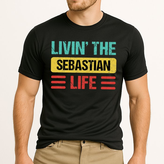 Sebastian Name Cooling Performance Crew T-Shirt