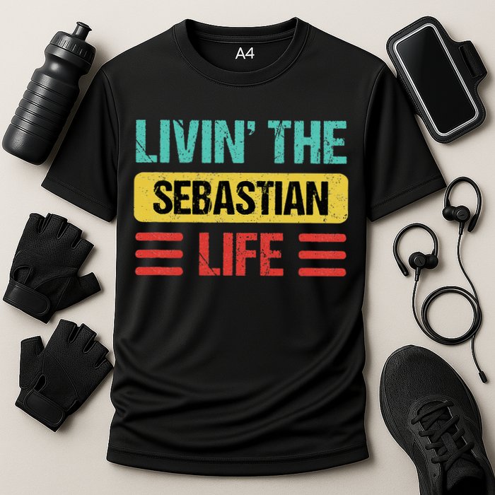 Sebastian Name Cooling Performance Crew T-Shirt