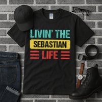 Sebastian Name Tall T-Shirt
