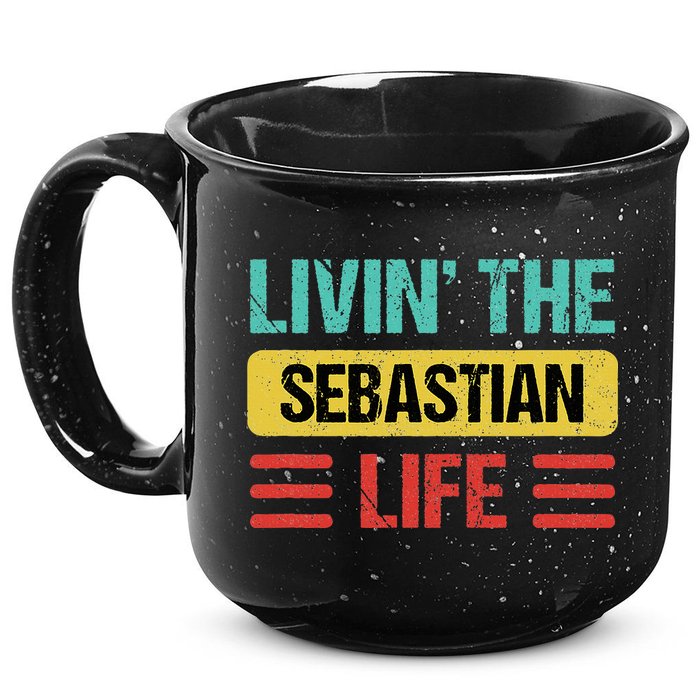 Sebastian Name 15oz Campfire Ceramic Mug