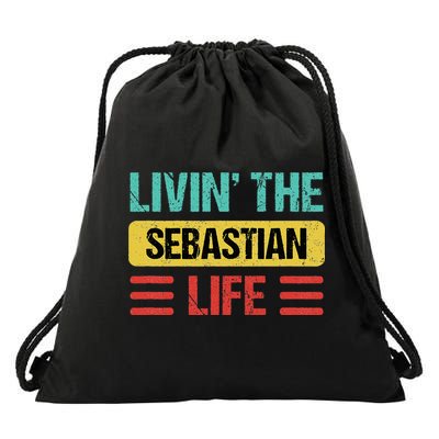 Sebastian Name Drawstring Bag