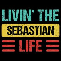 Sebastian Name Drawstring Bag