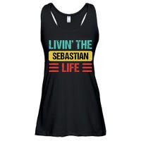 Sebastian Name Ladies Essential Flowy Tank