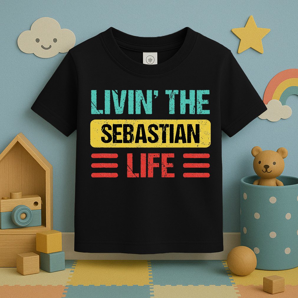 Sebastian Name Toddler T-Shirt