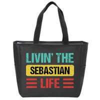 Sebastian Name Zip Tote Bag