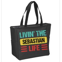 Sebastian Name Zip Tote Bag
