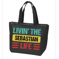 Sebastian Name Zip Tote Bag