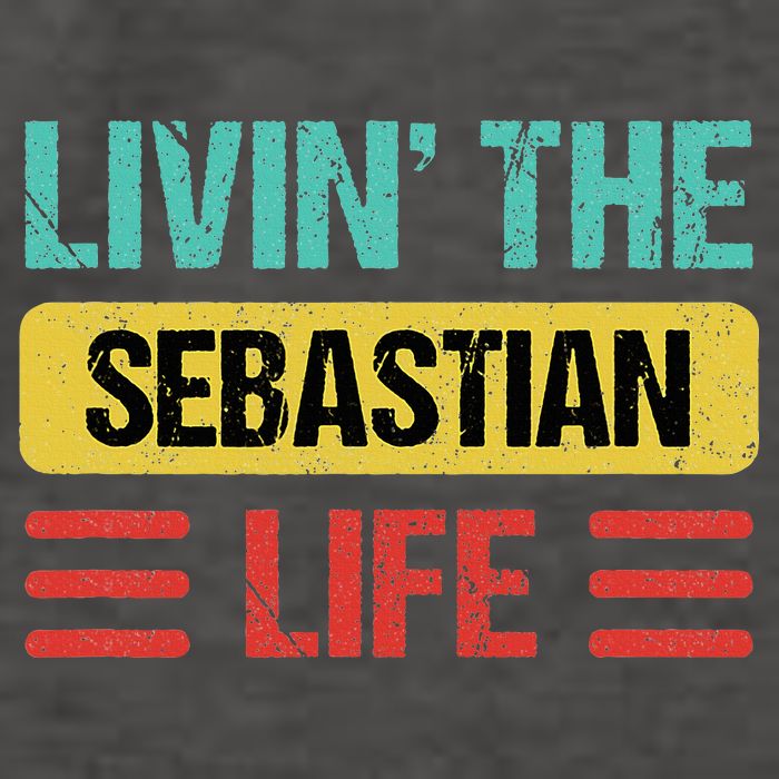 Sebastian Name Vector Backpack