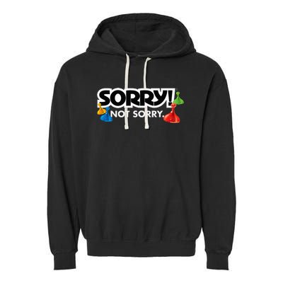 Sorry Not Sorry Logo Garment-Dyed Fleece Hoodie