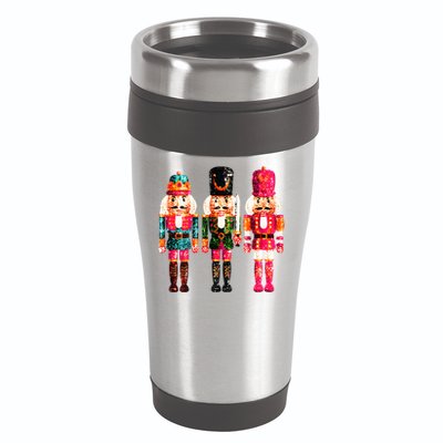 Sequin Nutcracker 16oz Travel Tumbler