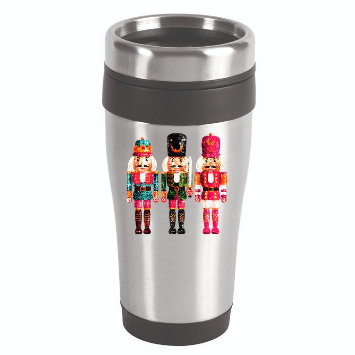 Sequin Nutcracker 16oz Travel Tumbler