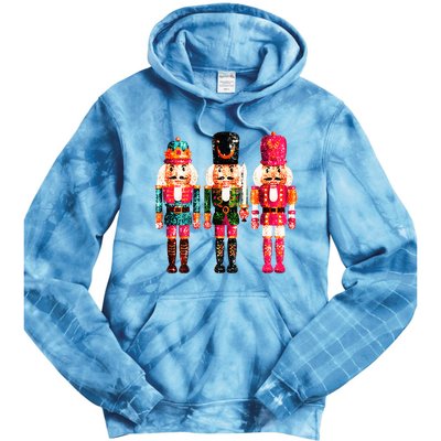 Sequin Nutcracker Tie Dye Hoodie