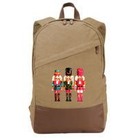 Sequin Nutcracker Cotton Canvas Backpack
