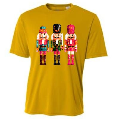 Sequin Nutcracker Cooling Performance Crew T-Shirt