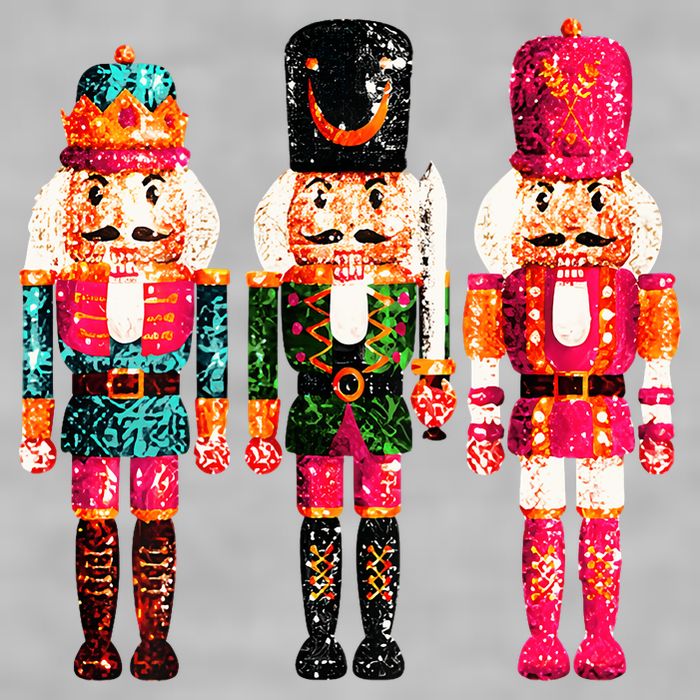 Sequin Nutcracker Ladies PosiCharge Tri-Blend Wicking Tank