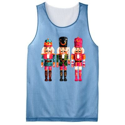 Sequin Nutcracker Mesh Reversible Basketball Jersey Tank