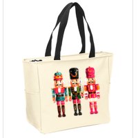 Sequin Nutcracker Zip Tote Bag