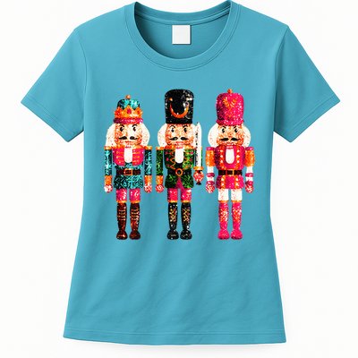 Sequin Nutcracker Womens T-Shirt