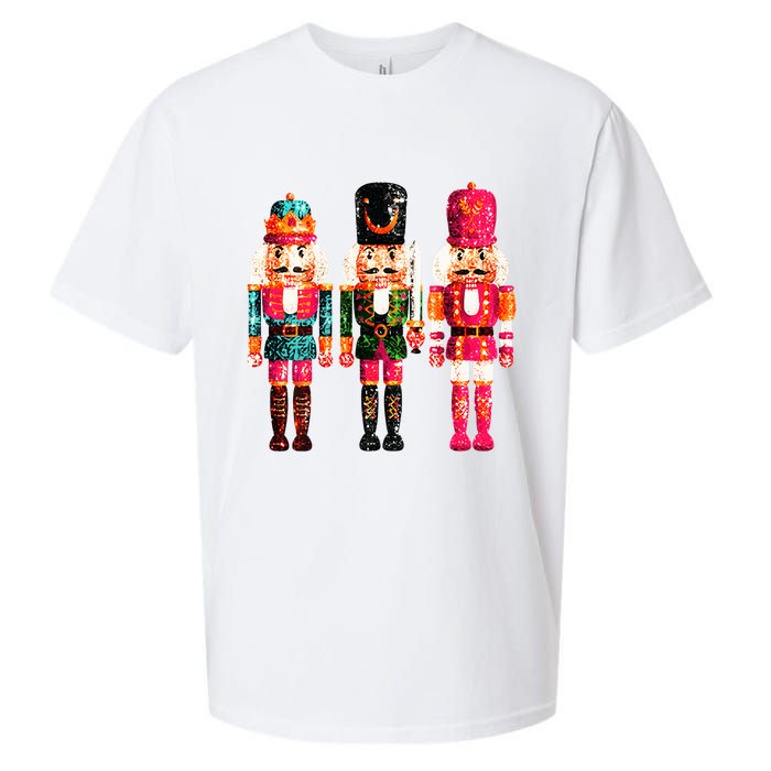 Sequin Nutcracker Sueded Cloud Jersey T-Shirt